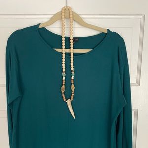 Antler and bead necklace